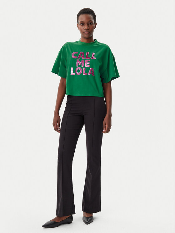 LOLA CASADEMUNT LOLA CASADEMUNT Футболка LS2515054 Зелений Relaxed Fit
