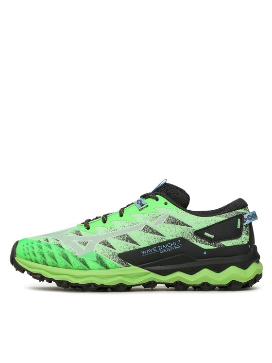 Mizuno Взуття для бігу Mizuno Wave Daichi 7 J1GJ2271 Зелений