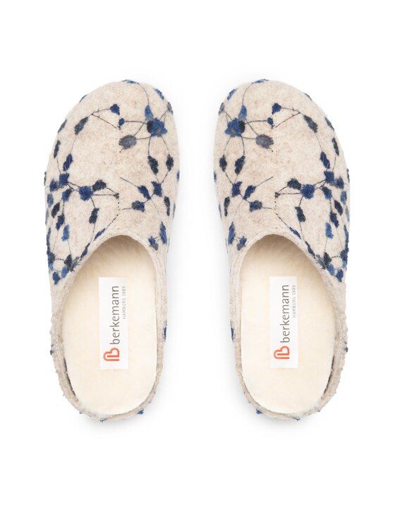 Berkemann Kapcie Berkemann Donata 01028 Beżowy