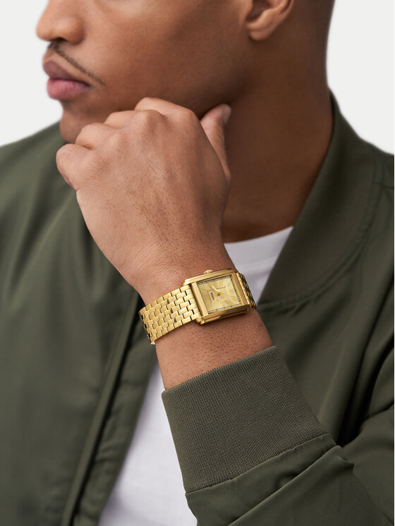 Fossil Pulkstenis Fossil Carraway FS6009 Zelta