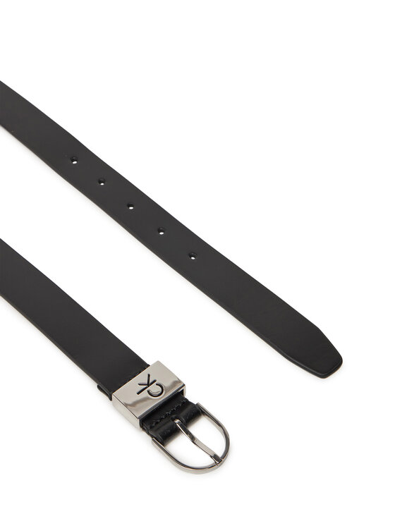Calvin Klein Ženski pas Calvin Klein Ck Loop Rnd Buckle 2.5_Smooth K60K612936 Črna