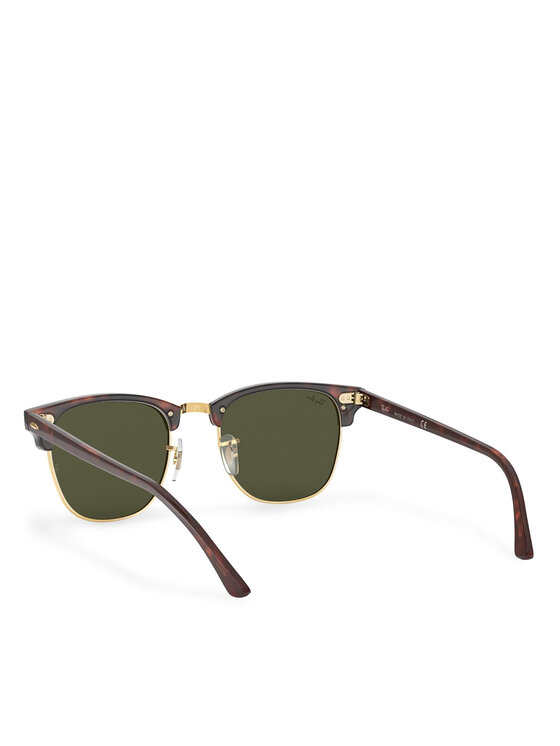Ray-Ban Сонцезахисні окуляри Ray-Ban Clubmaster 0RB3016 W0366 Коричневий