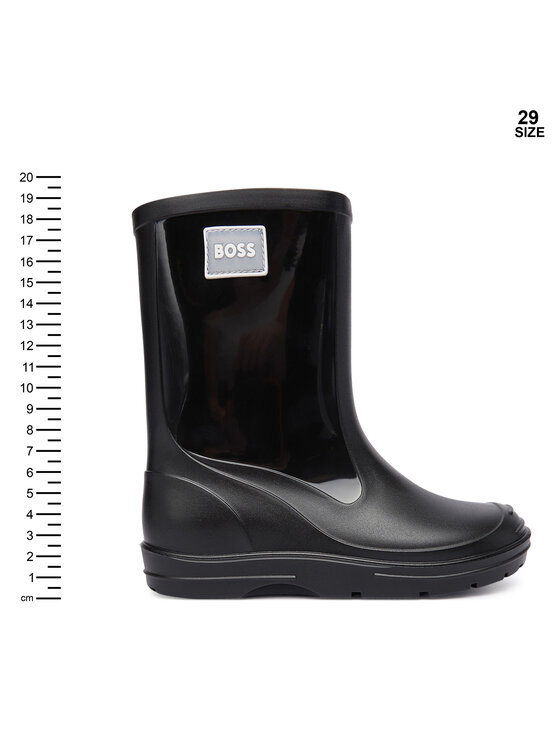 BOSS Gumijas zābaki BOSS J52581 S Melns
