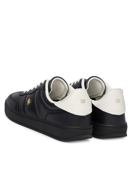 Tommy Hilfiger Superge Tommy Hilfiger Th Heritage Shiny Sneaker FW0FW09179 Črna