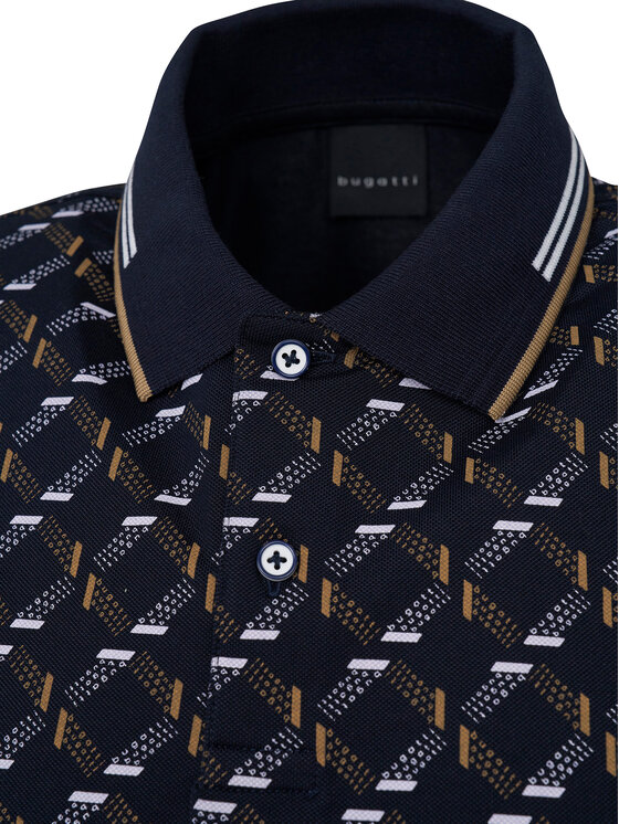 Bugatti Bugatti Polo 8150-75032C Azul marino Regular Fit