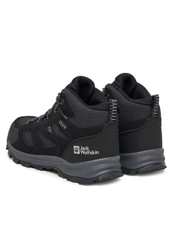 Jack Wolfskin Трекінгові черевики Jack Wolfskin Vojo Tour Texapore Mid A64104 Чорний