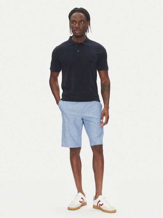 Lindbergh Lindbergh Polo 30-404263 Blu scuro Relaxed Fit