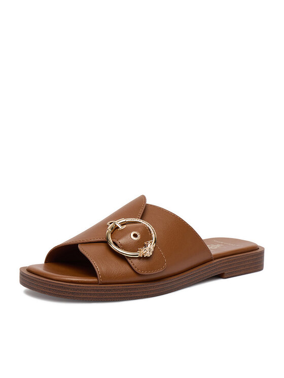 U.S. Polo Assn. Шльопанці U.S. Polo Assn. EO-MARINA002W/6Y1 Коричневий