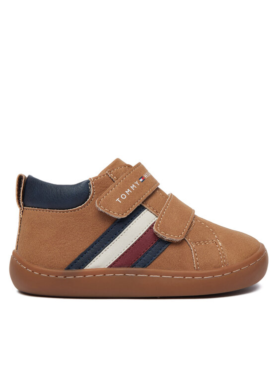 Tommy Hilfiger Sneakers Tommy Hilfiger Mid Cut Velcro Sneaker T1XH-35223-1269A242 Marrone