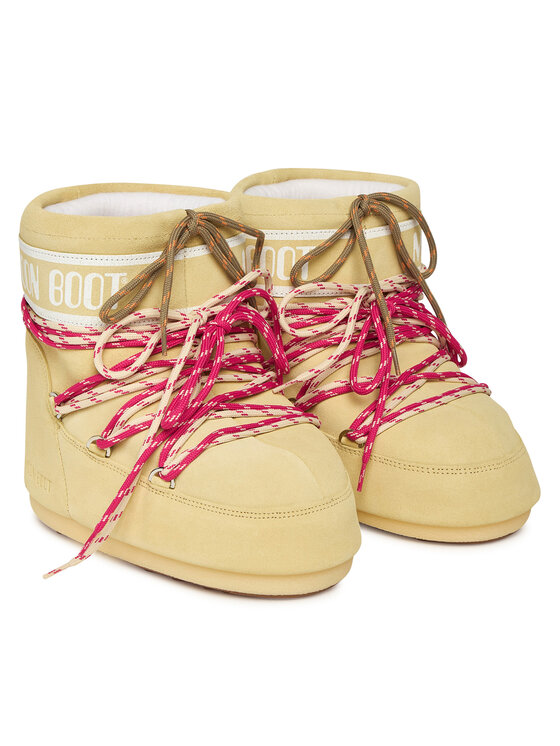 Moon Boot Снігоходи Moon Boot Mb Icon Low Suede Laces 80D1409670 Жовтий