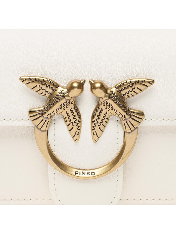 PINKO Soma Pinko Love One Wallet C PE 23 PLTT 100062 A0F1 Écru