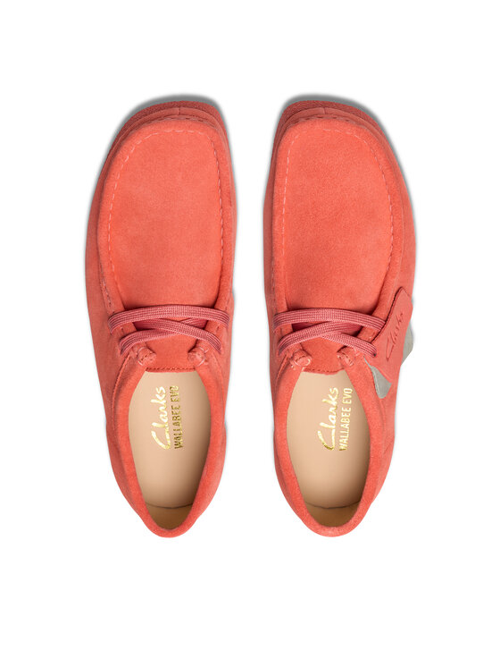 Clarks Туфлі Clarks WallabeeEVOSh 26181403 Кораловий