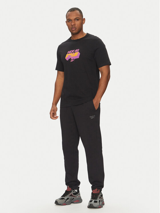 Reebok Reebok Футболка 100218834 Чорний Regular Fit