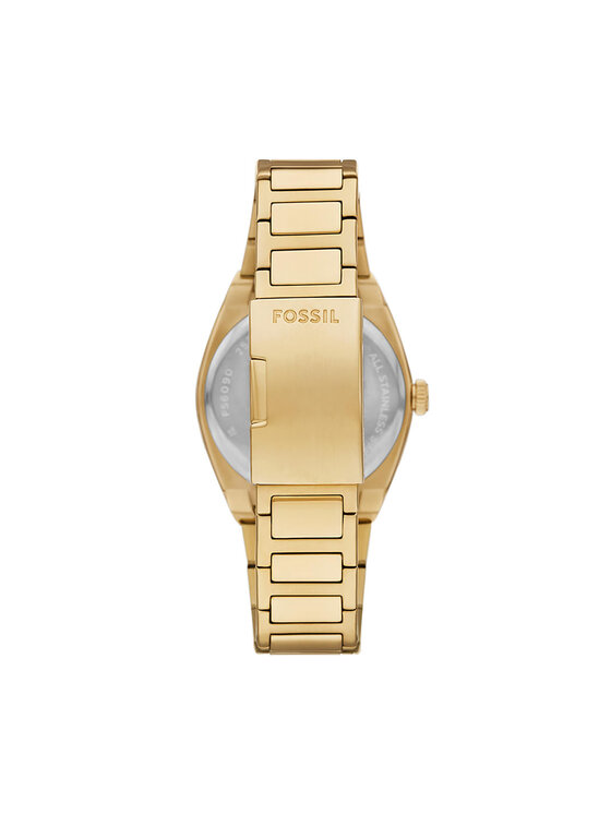 Fossil Pulkstenis Fossil FS6090 Zelta