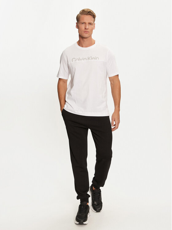 Calvin Klein Performance Calvin Klein Performance Majica 00GMF4K142 Bela Regular Fit
