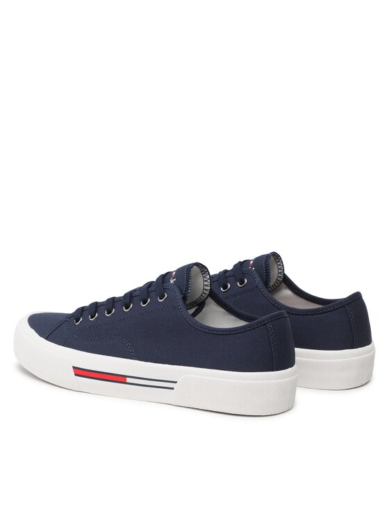 Tommy Jeans Scarpe sportive Tommy Jeans Canvas Sneaker EM0EM01299 Blu scuro