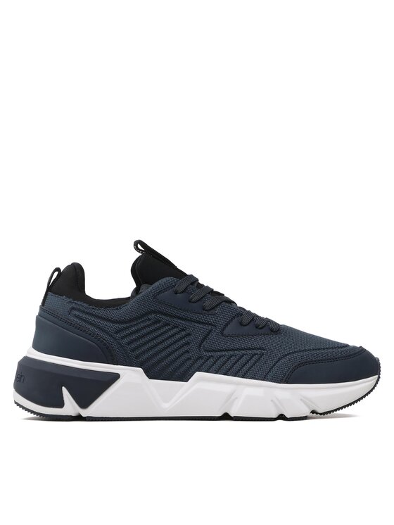 Calvin Klein Сникърси Calvin Klein Low Top Lace Up Knit HM0HM00647 Тъмносин