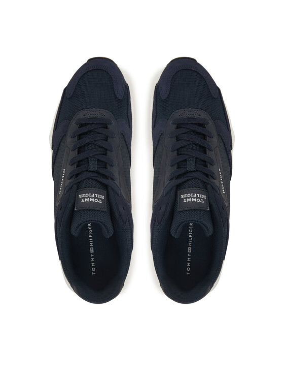 Tommy Hilfiger Tenisice Tommy Hilfiger Outdoor Runner Mix FM0FM05574 Tamnoplava