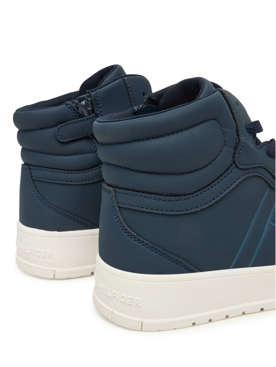 Tommy Hilfiger Sneakersy Tommy Hilfiger T3X9-34094-1355 D Tmavomodrá