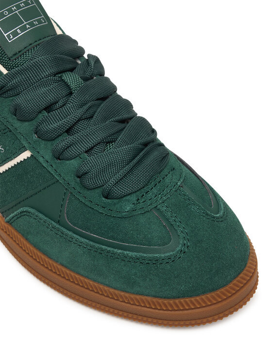 Tommy Jeans Superge Tommy Jeans The Greenwich Edge Suede EN0EN02924 Zelena