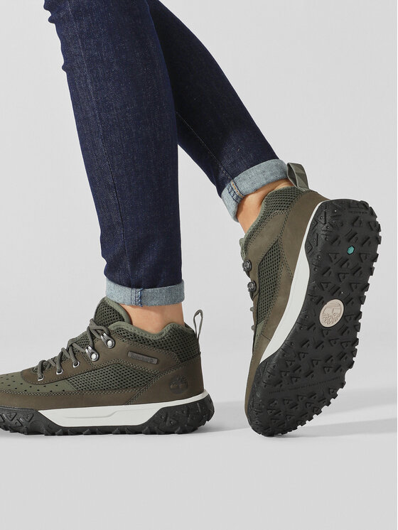 Timberland Kotníková obuv Timberland Gs Motion 6 Lthr Super Ox TB0A67RMA581 Zelená