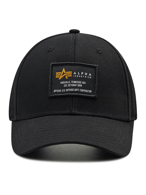 Alpha Industries Kepurė su snapeliu Alpha Industries Crew Camp 128934 Juoda