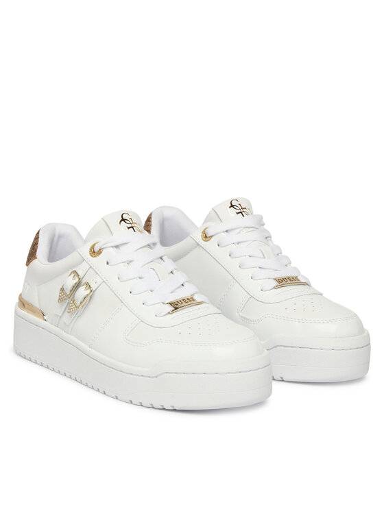 Guess Sneakersy Guess FLFMAG ELE12 Bílá
