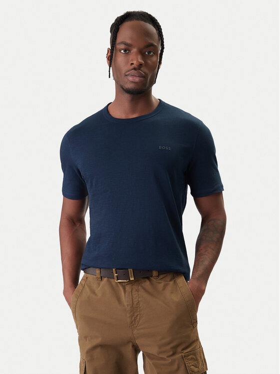 BOSS BOSS Camiseta Tegood 50508243 Azul marino Regular Fit