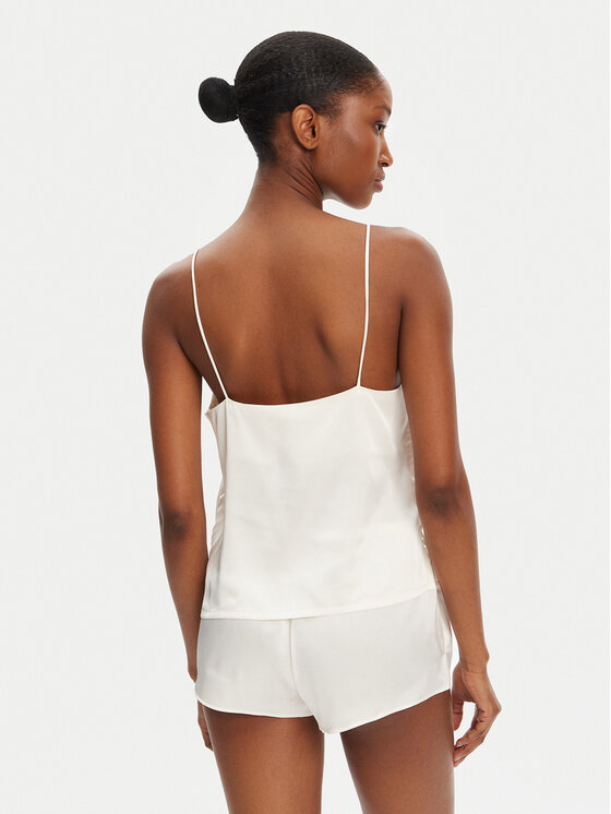 Juicy Couture Juicy Couture Zgornji del pižame JCLCT125511 Écru Regular Fit