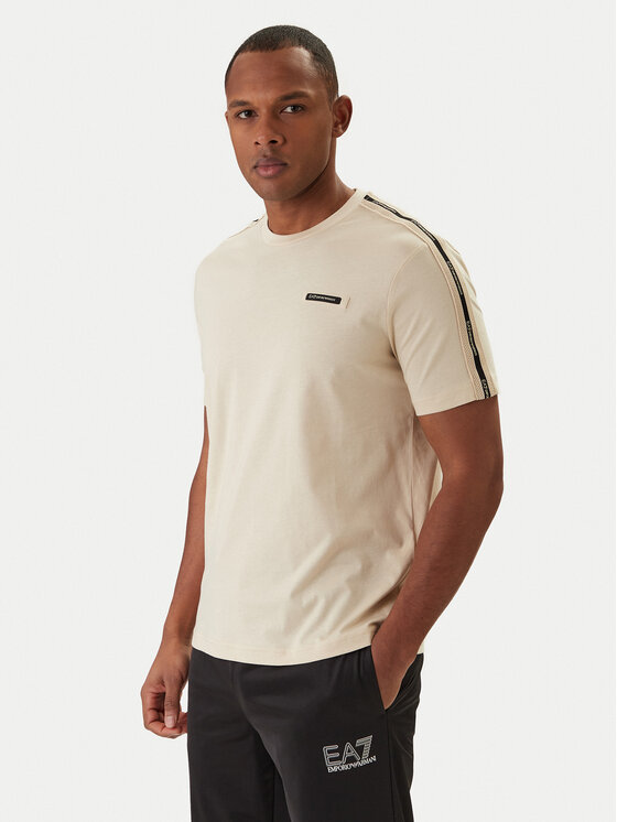 EA7 Emporio Armani EA7 Emporio Armani Camiseta 7M001476 AF10375 Beis Regular Fit