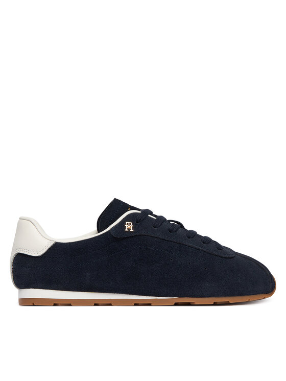 Tommy Hilfiger Sportcipők Tommy Hilfiger Th Bella Low Runner Suede FW0FW09189 Sötétkék