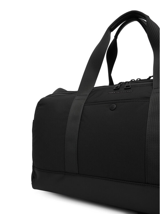 Tommy Hilfiger Nešiojamo kompiuterio krepšys Tommy Hilfiger Th Travel Duffle AM0AM14070 Juoda