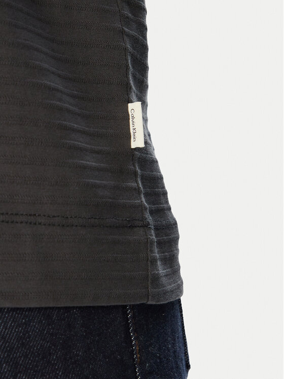 Calvin Klein Calvin Klein Camiseta LV04LG203G Gris oscuro Regular Fit