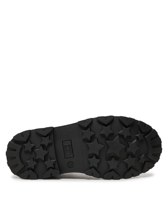 Tommy Hilfiger Turistická obuv Tommy Hilfiger Lace-Up Bootie T1A5-33561-1351 S Černá