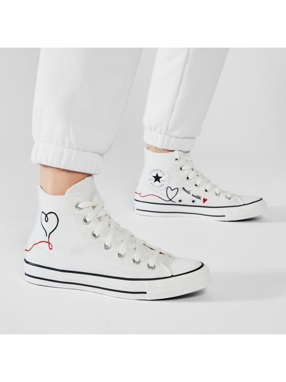 Converse Sneakers Converse Ctas Hi Vintage Wh 171159C Λευκό