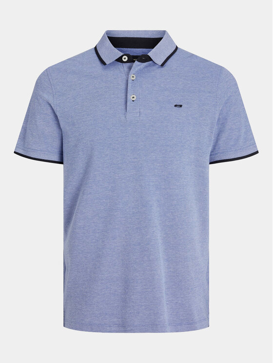 Jack & Jones Jack & Jones Поло Paulos 12136668 Голубий Slim Fit