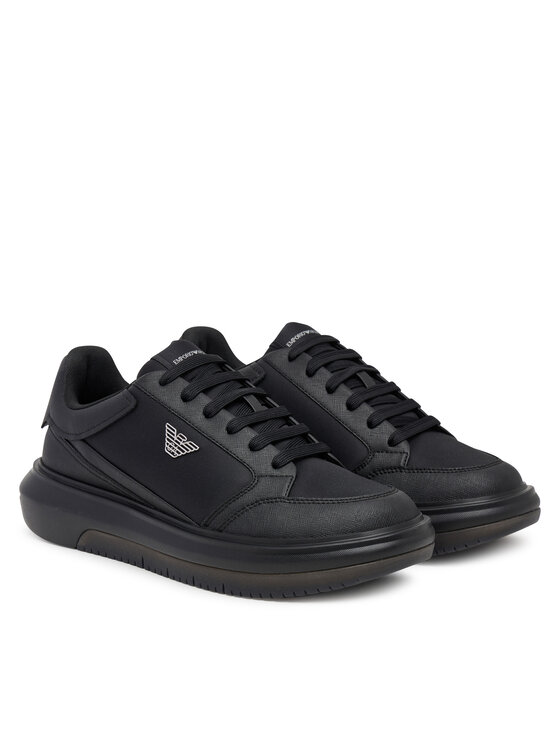 Emporio Armani Sneakersy Emporio Armani EM003666 AF19532 MC105 Czarny