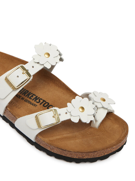 Birkenstock Σαγιονάρες Birkenstock Mayari Flowe Embellishment 1032060 Λευκό