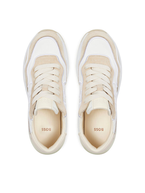 BOSS Sneakersy BOSS Skylar Runn 50536387 Béžová