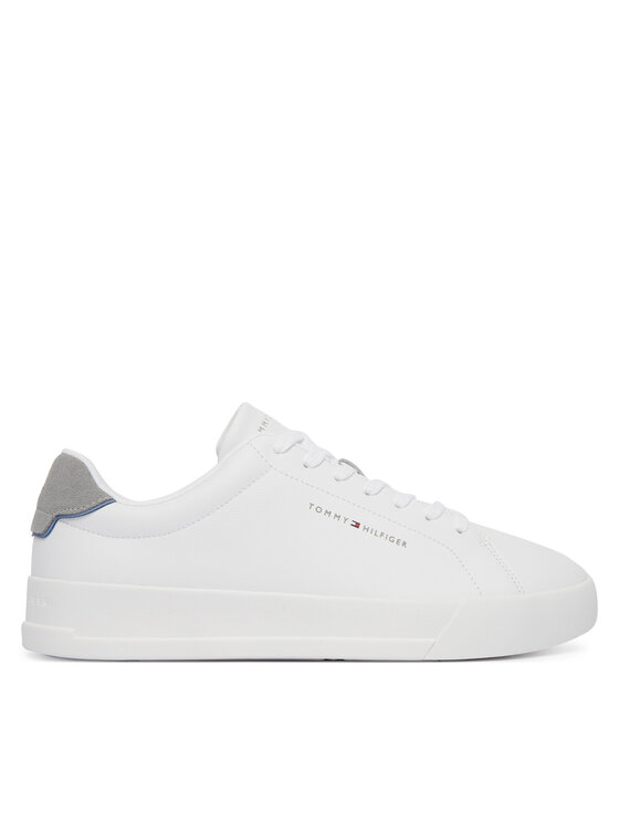 Tommy Hilfiger Sportcipők Tommy Hilfiger Th Court Core Ess Leather FM0FM05367 Fehér