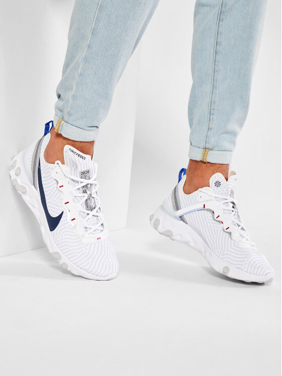 Nike Sneakers Nike React Element 55 CW7576 100 Alb