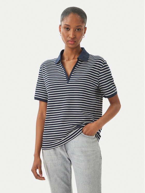 Tommy Hilfiger Tommy Hilfiger Polo WW0WW48720 Azul marino Relaxed Fit