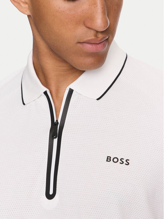 BOSS Boss Поло Philix 50519760 Білий Regular Fit