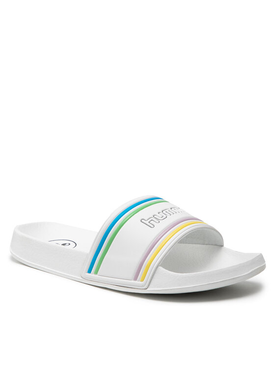 Hummel Klapki Hummel Pool Slide Retro 214760-9639 Biały