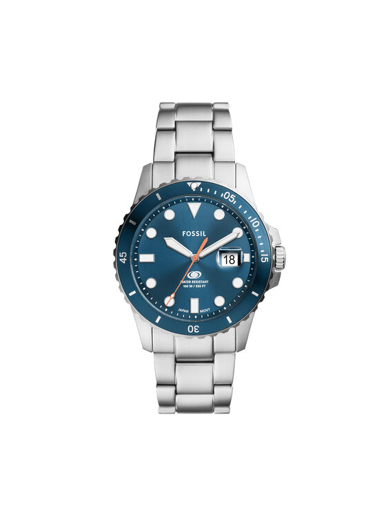 Fossil Pulkstenis Fossil Blue FS6050 Sudraba