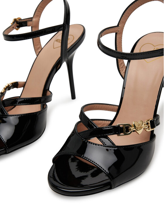 LOVE MOSCHINO Босоніжки LOVE MOSCHINO JA16089G1MIH0000 Чорний