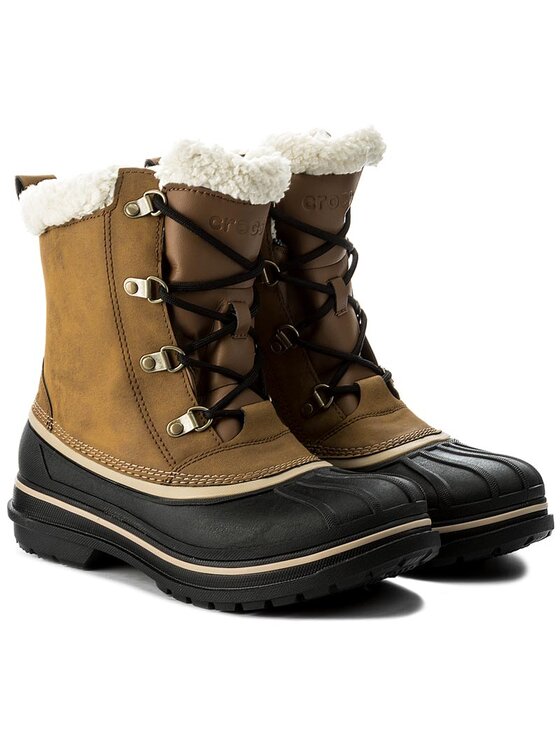 Crocs Hótaposó Crocs Allcast II Boot M 203394 Barna