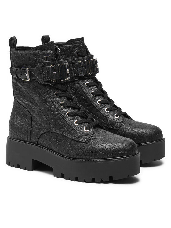 Guess Черевики Guess Vaires FLTSOM FAL10 Чорний
