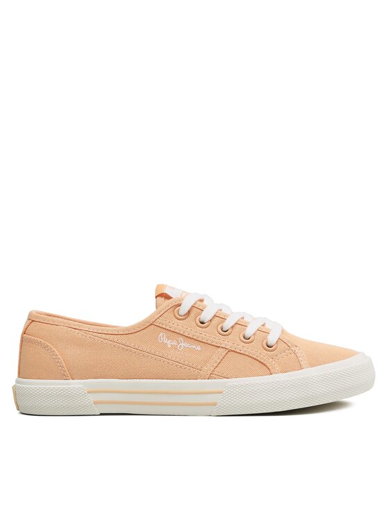 Pepe Jeans Tenis superge Pepe Jeans Brady Basic W PLS31287 Oranžna