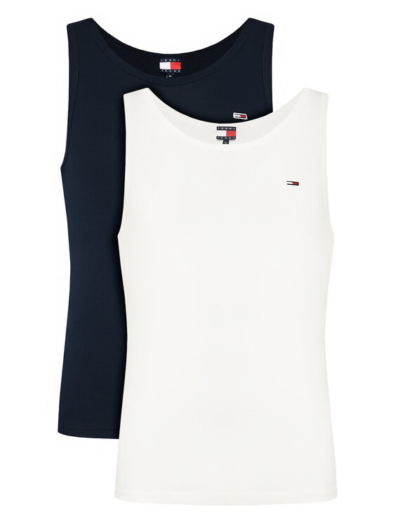 Tommy Jeans Tommy Jeans Komplet tank topov﻿ DM0DM20769 Pisana Slim Fit